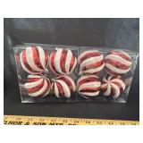 (2) 4ct. Holiday Style Shatter Proof Red & White