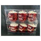 (2) 3pc. Holiday Style Mug Christmas Ornaments
