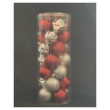 28ct. Holiday Style Shatter Proof Christmas