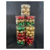 (9) 15ct. Minature Shatter Proof Christmas