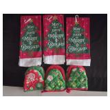 Christmas Kitchen Towels & Mini Oven Mits