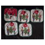 (5) Christmas Pot Holders