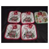 (5) Christmas Pot Holders