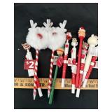 Lot of Christmas Pens