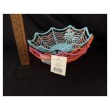(5) Plastic Spiderweb Baskets