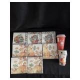 Fall Napkins & Coffee Cups