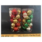 (2) 20ct. Shatter Proof Christmas Ornaments
