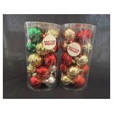 (2) 20ct. Shatter Proof Christmas Ornaments