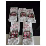 (5) Christmas Kitchen Towels 14'x24'