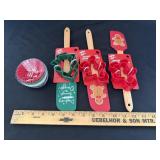 Christmas Silicone Baking Cups & Spatula with