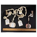 Lot of Fall Bead Decor