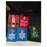(5) Novelty Christmas Gift Bags