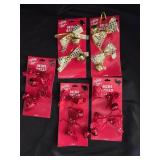 (5) Christmas Mini Bell Ornaments