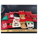 Lot of Christmas Fabric & Novelty Bags