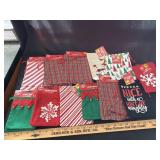 Lot of Christmas Fabric Bags