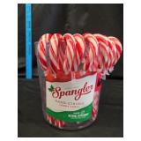 21 Spangler Hand-Striped Candy Canes Peppermint