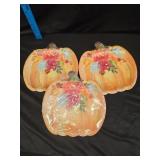 (24) Fall Pumpkin Paper Plates 9ï¿½'x9ï¿½