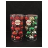 (2) 20ct. Shatter Proof Christmas Ornaments