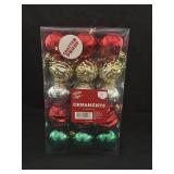 30ct. Shatter Proof Christmas Ornaments