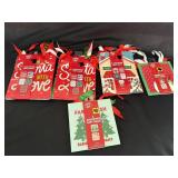 Lot of Holiday Style Assorted Gift Bags