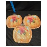 (24) Fall Pumpkin Paper Plates 9ï¿½'x9ï¿½