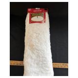 Holiday Style 40in White Fur Tree Skirt