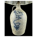 BLUE MARK CROCK LAMP, AS IS