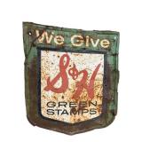 S&H GREEN STAMPS ADVERTISING SIGN