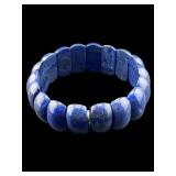 DESIGNER BLUE LAPIS STRETCH BRACELET