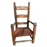ANTIQUE CHILDS SLAT BACK CHAIR