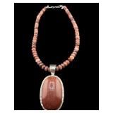 DESIGNER JAY KING STERLING GEMSTONE NECKLACE