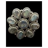 DESIGNER HIMALAYAN STERLING GEMSTONE RING