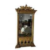 FEDERAL STYLE POLYFOAM GOLD DECORATED MIRROR