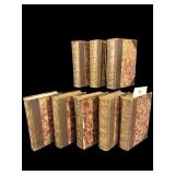 8 VOLUMES OF THACKERAY