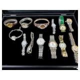 LARGE LOT OF COSTUME JEWELRY WRIST WATCHES