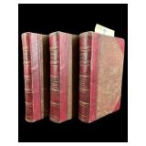 3 VOLUMES OF ANTIQUE WAVERLY NOVELS 1868