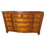 SIGNED TOMMY BAHAMA 13 DRAWER TALL DRESSER