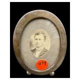 ANTIQUE NEWPORT STERLING SILVER PICTURE FRAME