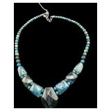DESIGNER JAY KING STERLING BLUE LAPIS NECKLACE