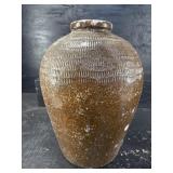 CHINESE POTTERY FLOOR VASE