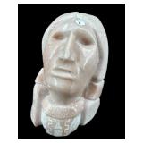 JOHN SCHMITZER ALABASTER NATIVE AMERICAN SCULPTURE