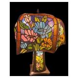 TIFFANY STYLE 3 LIGHT TABLE LAMP