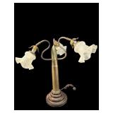 TRENCH ART ELECTRIC LAMP WITH SHADES