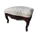 ROSEWOOD VICTORIAN CARVED STOOL