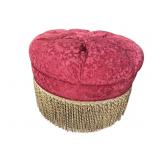 ROUND TUFTED OTTOMAN