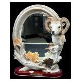 GOLDENVALE COLLECTIONS RAMS HEAD TABLE TOP MIRROR