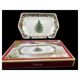 SPODE CHRISTMAS TREE 12 IN ANNUAL DESSERT TRAY
