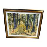 JAMES CREW SIGNED WATER COLOR