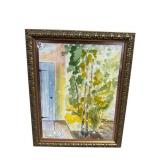 JAMES CREW SIGNED WATERCOLOR