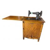 TIGER OAK FREE PEDAL SEWING MACHINE